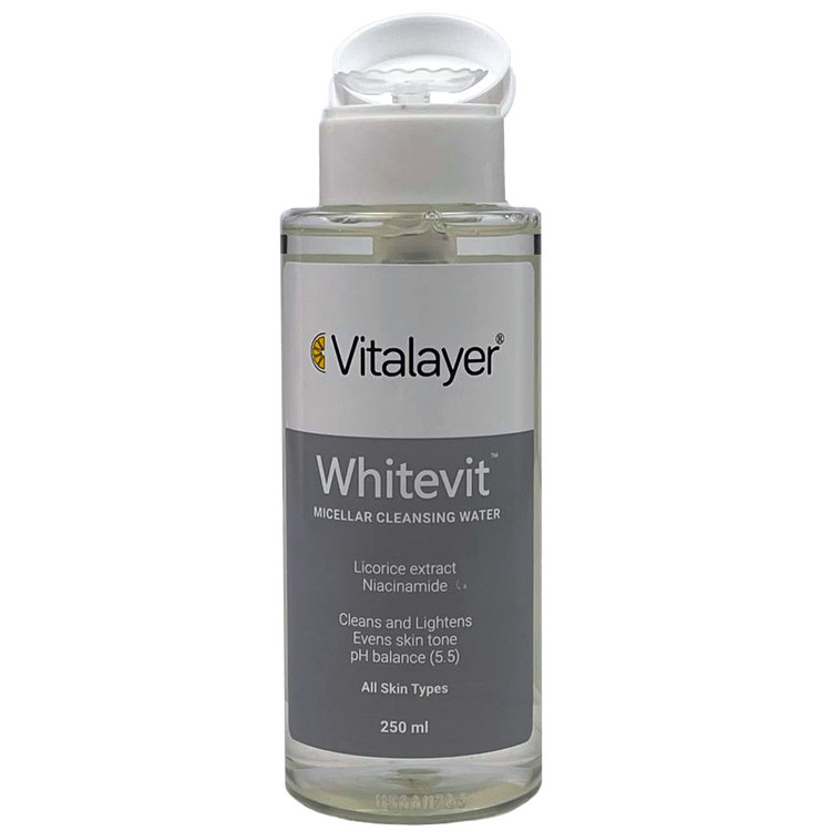 میسلار واتر پوست های کدر و مستعد لک Whitevit ویتالیر 250ml