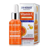 سرم مایع ویتامین سی 20% و هیالورونیک اسید DR.MEINAER | روشن کننده، آبرسان و ضد پیری پوست صورت
