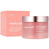 کرم ژل روشن کننده و لیفت کننده صورت مدی کیوب مدل Collagen Jelly حجم 50 میلی لیتر