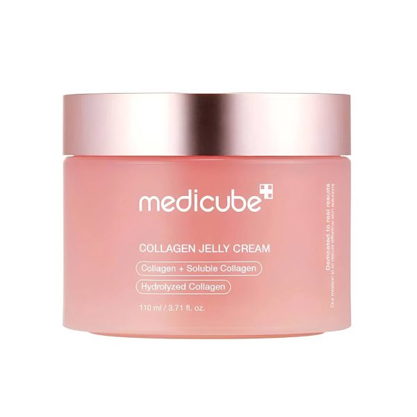 کرم ژل روشن کننده و لیفت کننده صورت مدی کیوب مدل Collagen Jelly حجم 50 میلی لیتر